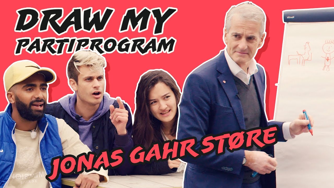 Draw My Political Program - Jonas Gahr Støre