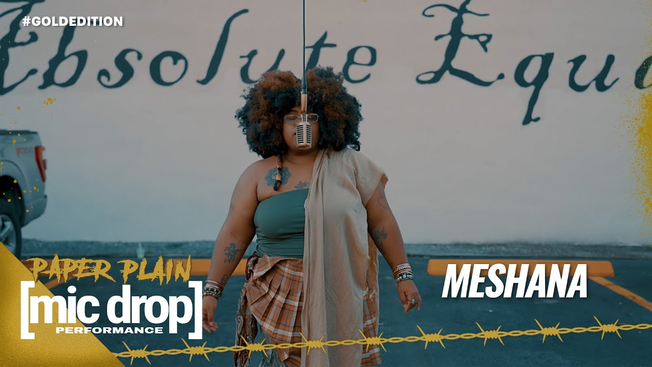 Meshana - BLK TGHT | Paper Plain Mic Drop Performance 🎙 #GoldEdition