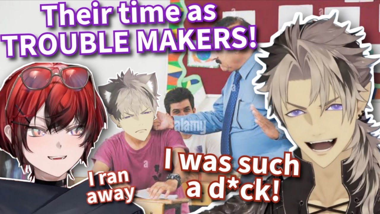 Ruze and Flayon talk about their time as high school TROUBLE MAKERS!【Holostars EN | Crimzon Ruze】