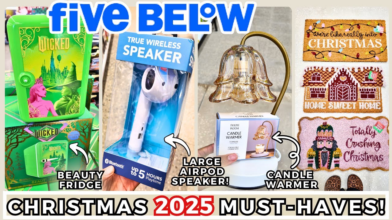 Five Below Christmas Shop With Me 2025 | Доступные подарки, декор и новинки к праздникам
