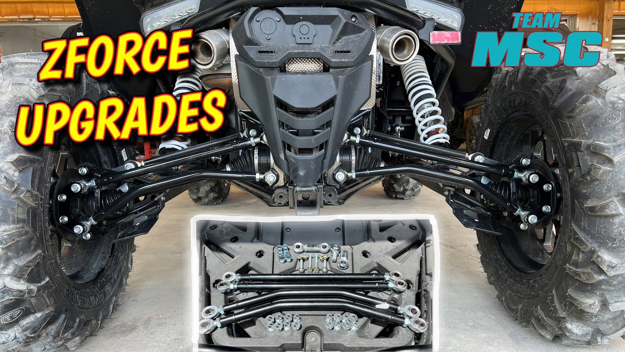 ZFORCE 950 H.O. EX Upgraded High Clearance Radius Rods & Sway Bar Links