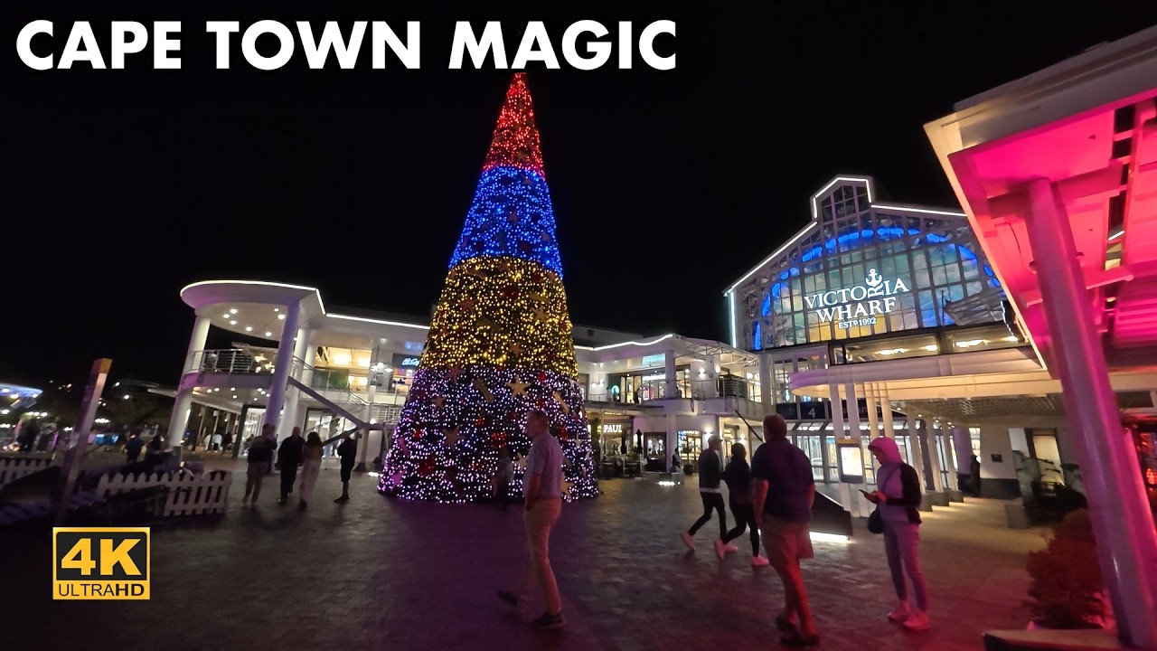 Cape Town Christmas Magic: V&A Waterfront Night Decorations 2025