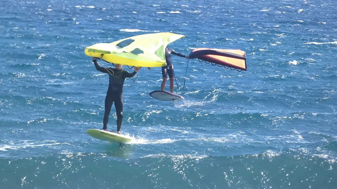 Wingfoil El Cabezo, Tenerife in January