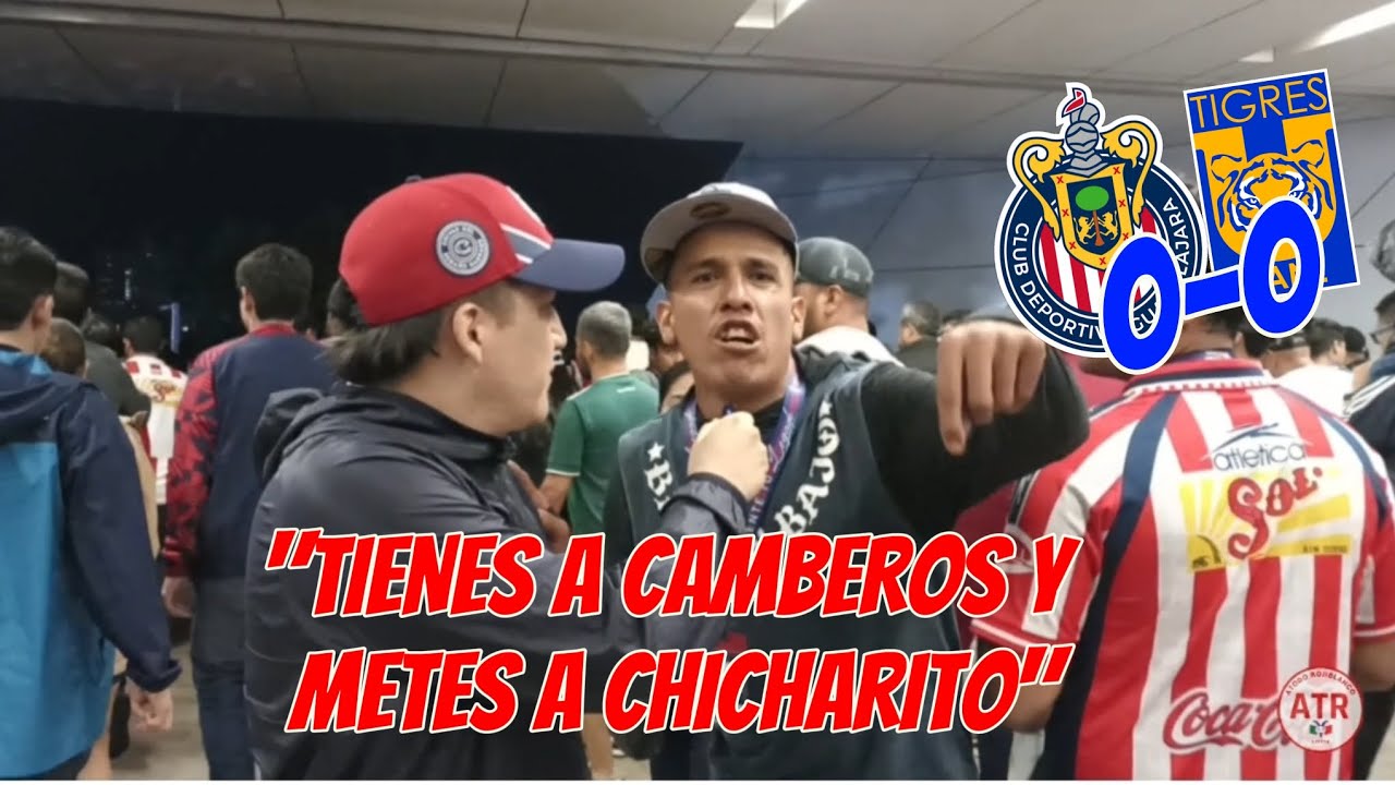 🗣️REACCION CON LA AFICION 🔴⚪|CHIVAS VS TIGRES| SE PUDO GANAR 