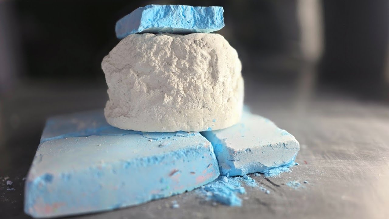 #gymchalkasmr #chalk Blue Chalk with white Jumbo chalk Boulder #notalking #jumbo 