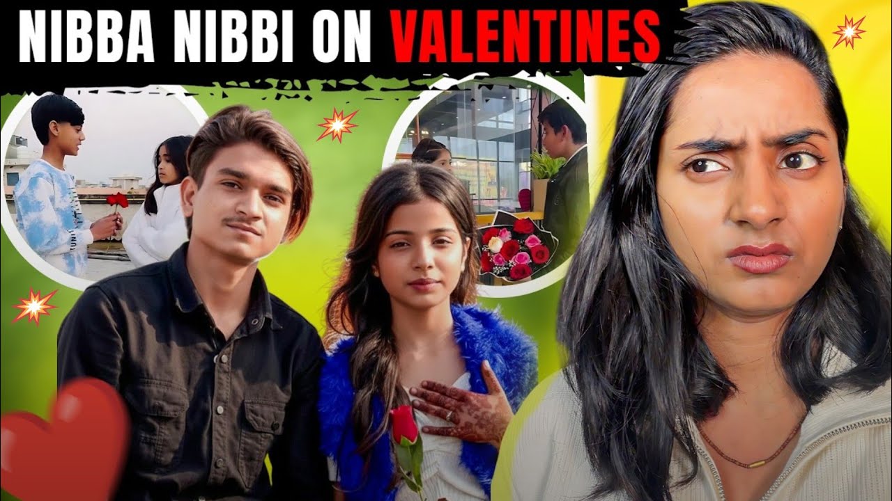 NIBBA NIBBI ON VELENTINE DRAMA 🌚 | PLEASE PURA VIDEO DEKHO 