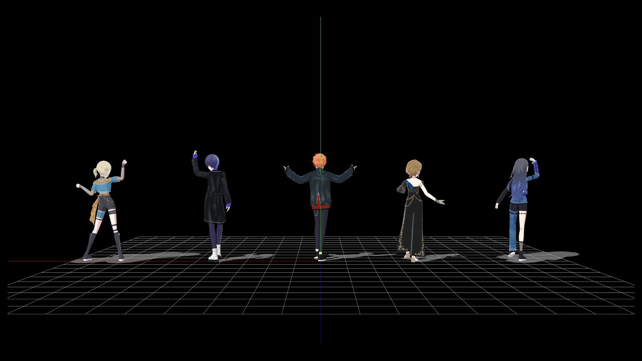 [MMD] Kashika (mirrored dance practice ver.) - Vivid BAD SQUAD