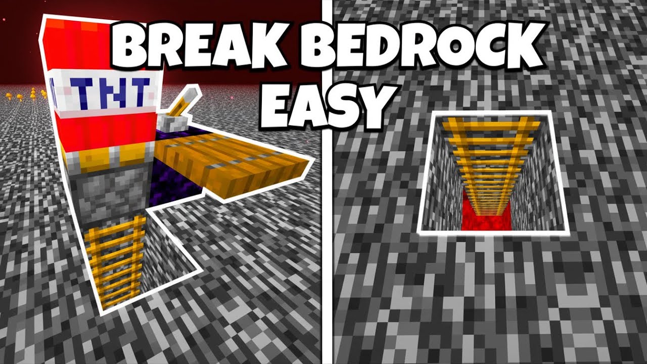 How To Easily Break Bedrock In Minecraft (1.21)