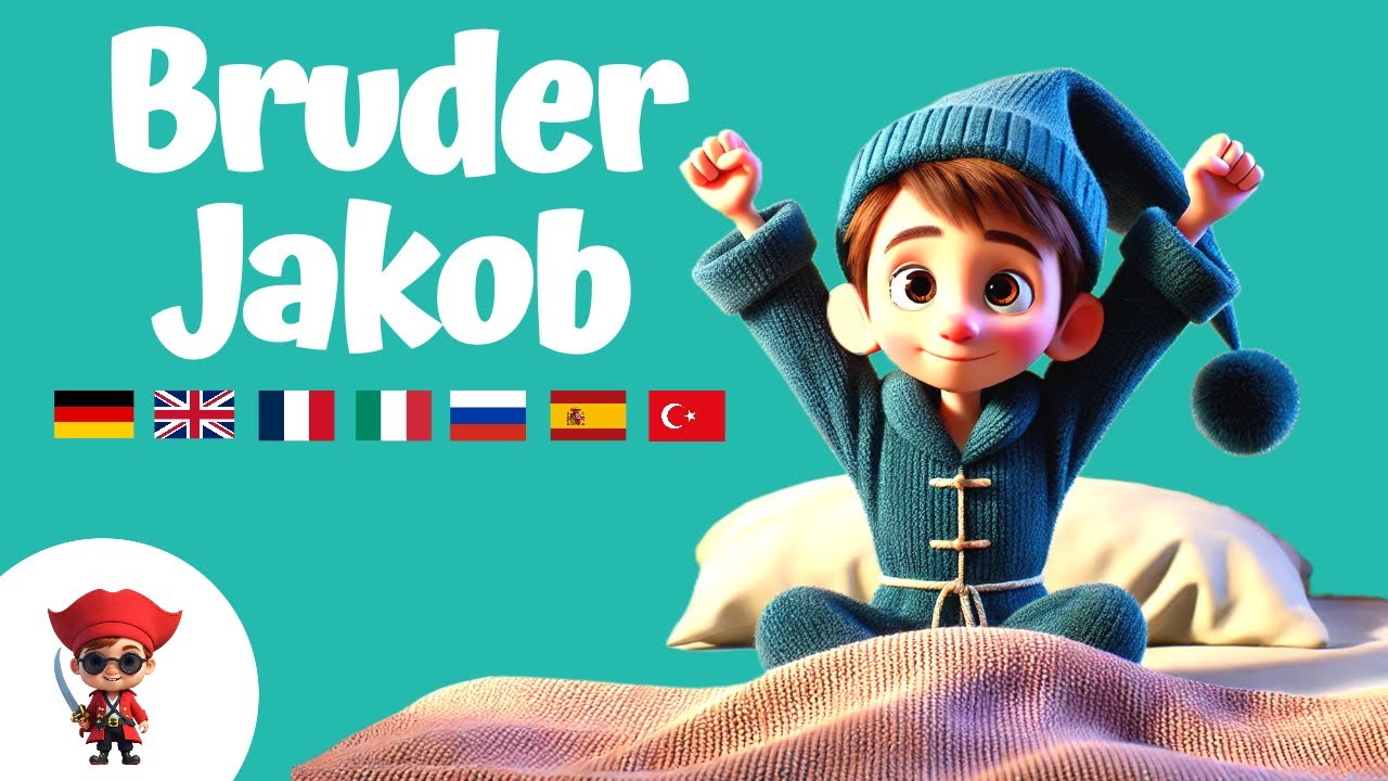 Bruder Jakob - Kinderlied zum Mitsingen in mehreren Sprachen | Tonpiraten