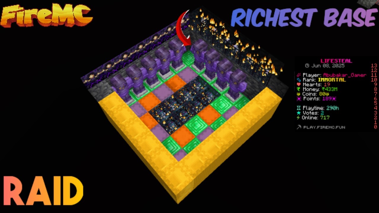 How I Raid The Richest Base In FireMC @PSD1