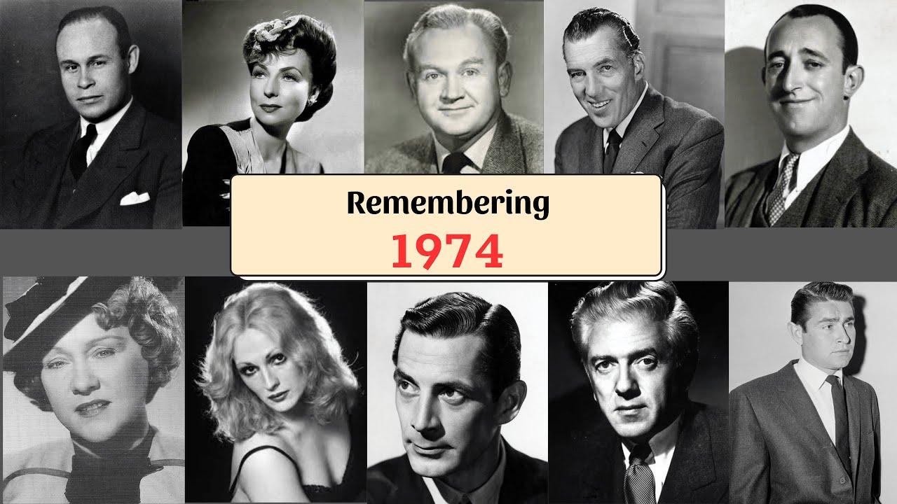 In memoriam 1974: Remembering famous celebrities who died in 1974