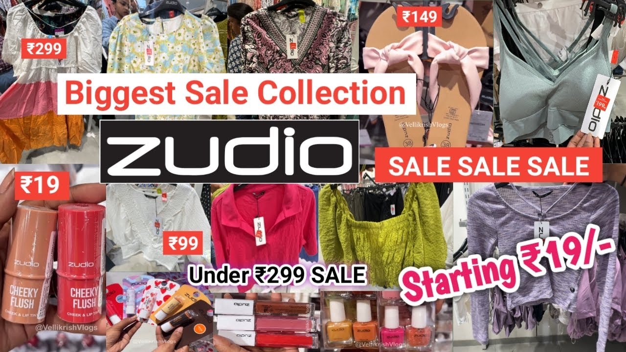 Zudio Sale 2024 1 August To 31st | Zudio Summer Collection 2024 |Starting 19/- |Zudio Shopping 🛍️