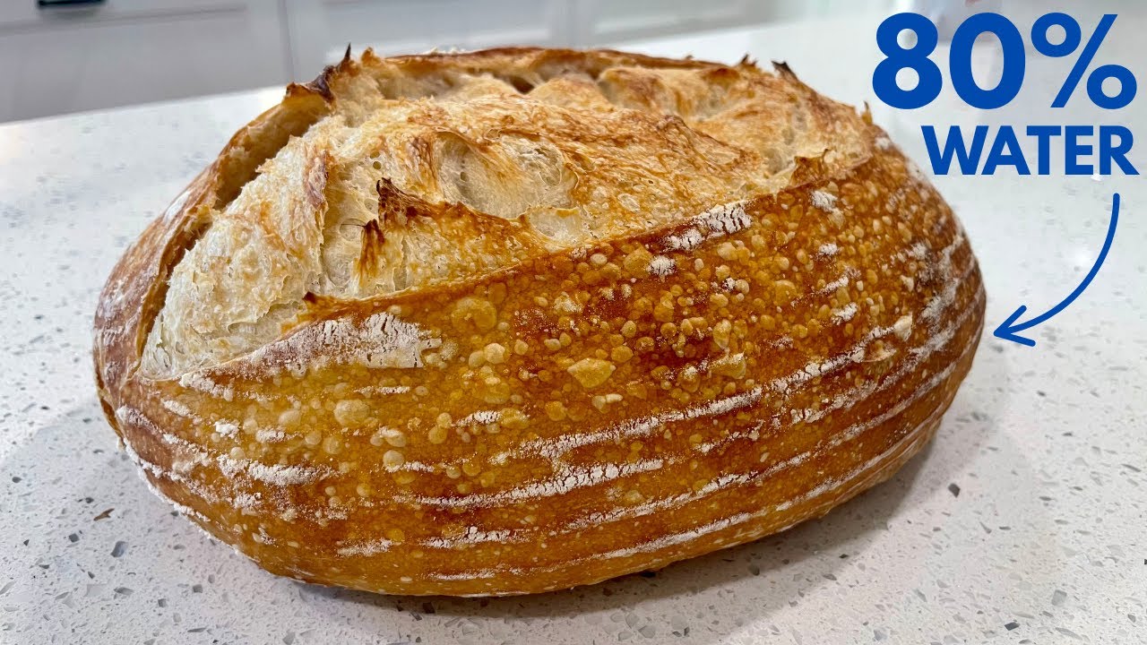 Basic High-Hydration Sourdough Bread
