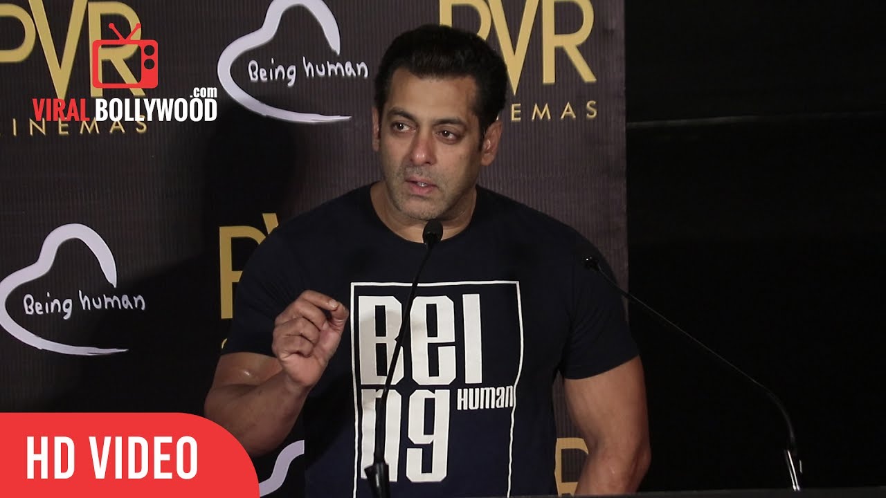 Salman Khan Full Speech | PVR Cinemas And Being Human Association