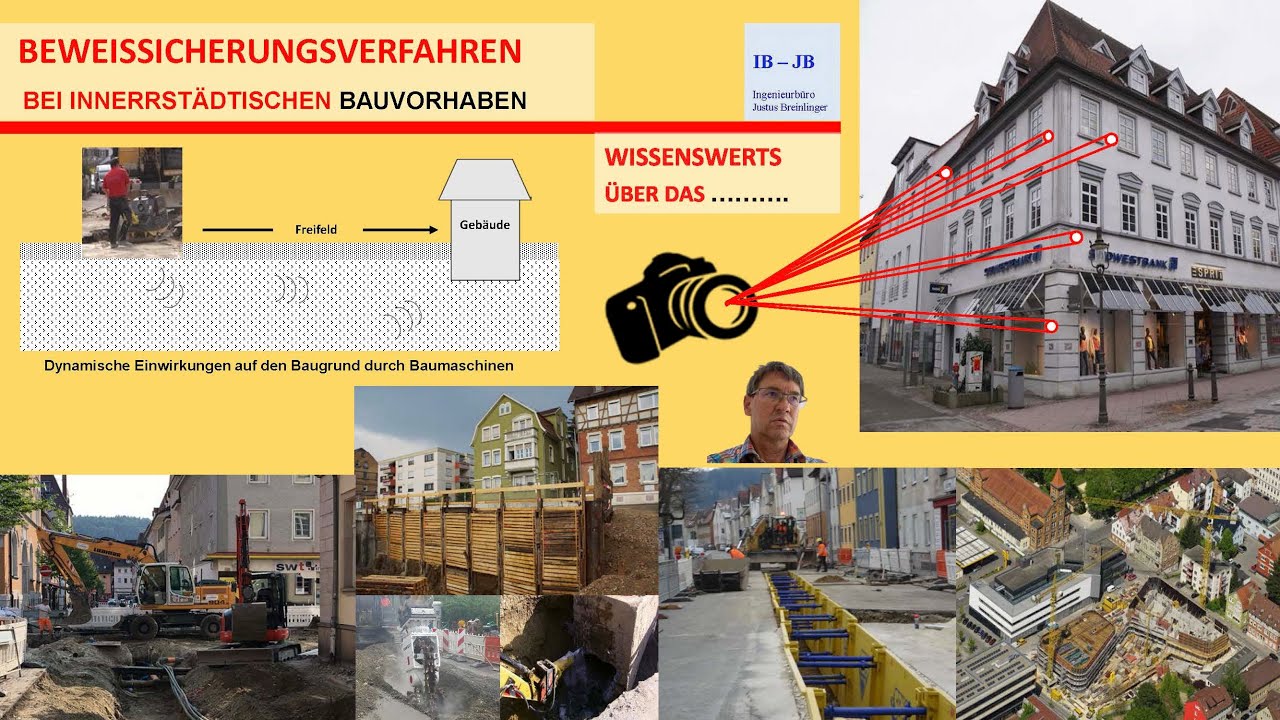 Beweissicherungsverfahren bei Bauma&szlig;nahmen