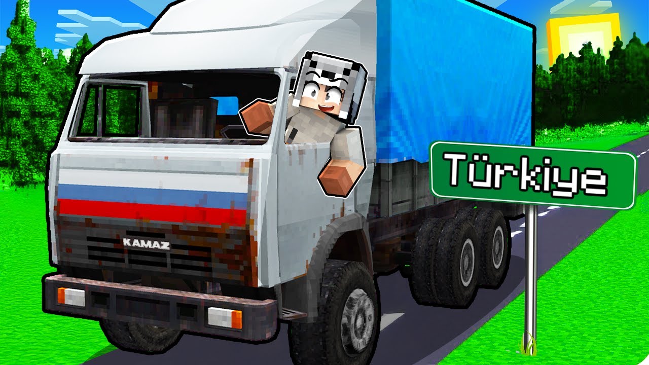 KAMYONCU OLUP MİLYONER OLDUM 🚚😱 - Minecraft