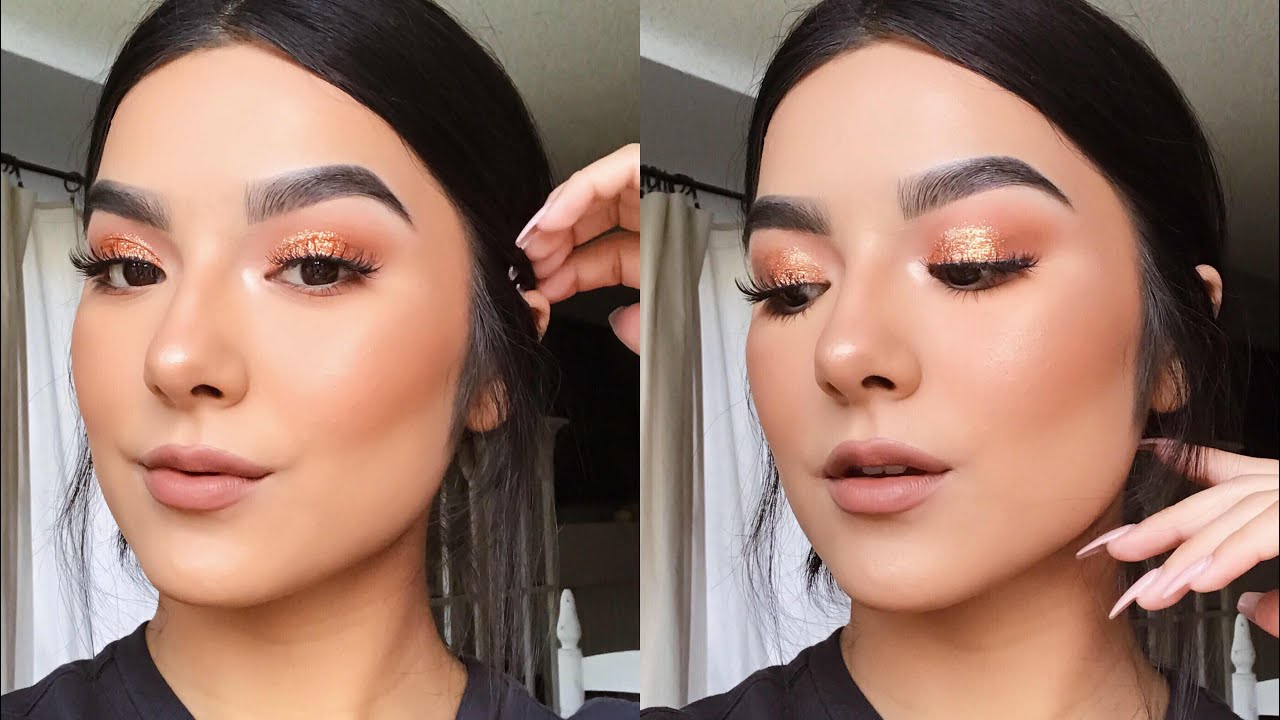 GLITTERY FALL MAKEUP LOOK! | Faye Claire