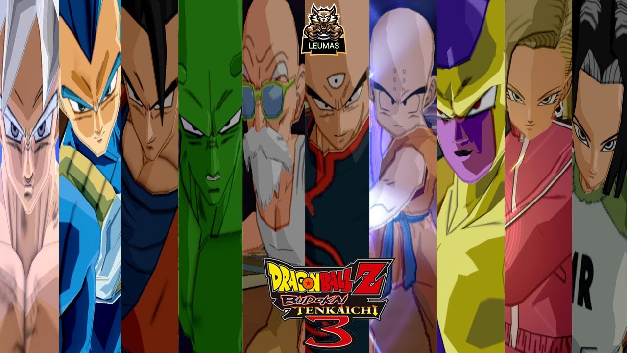 Dragon Ball budokai tenkaichi 3 Latino Mods - Equipo universo 7 -  transformaciones y ataques.