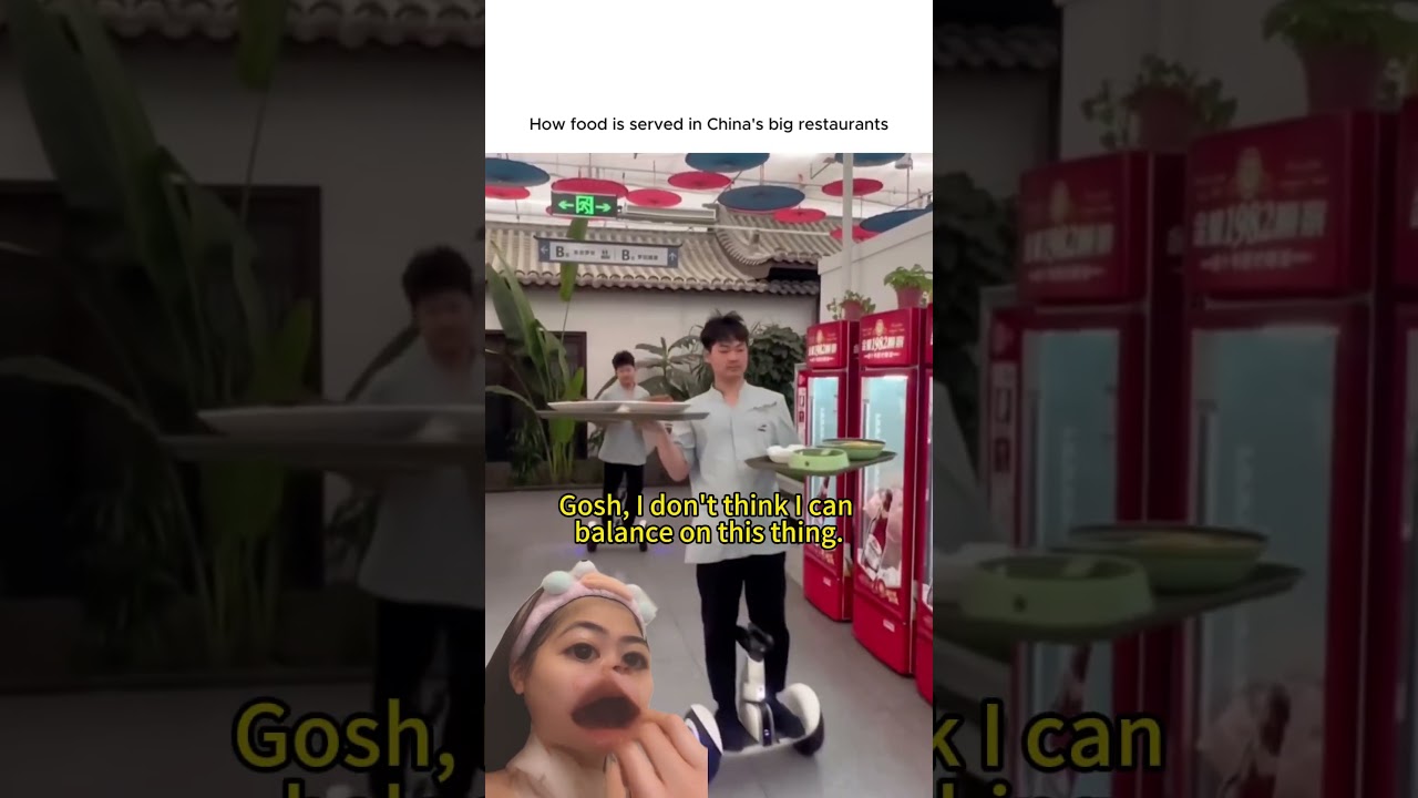 Chinese Restaurant but on Electric Skateboards?! 😂🍜 