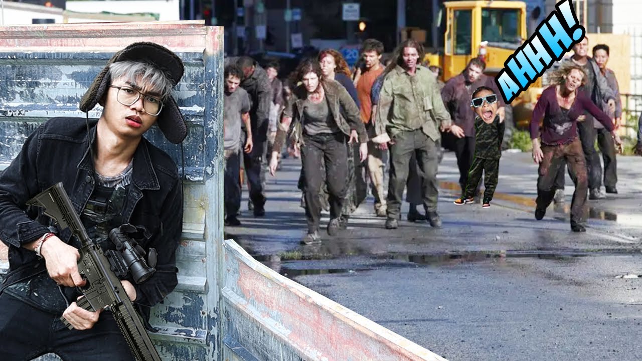 GILA!!! HANYA SENDIRIAN, DI KEPUNG ZOMBIE!!! APAPUN YANG TERJADI KITA HARUS SELAMATKAN BOCIL!!!