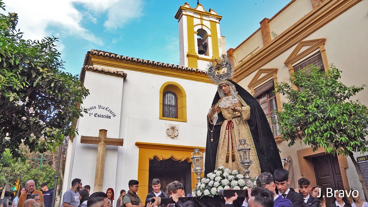 Traslado de Ntra. Sra. del Sol a su trono procesional (Málaga, 2023)