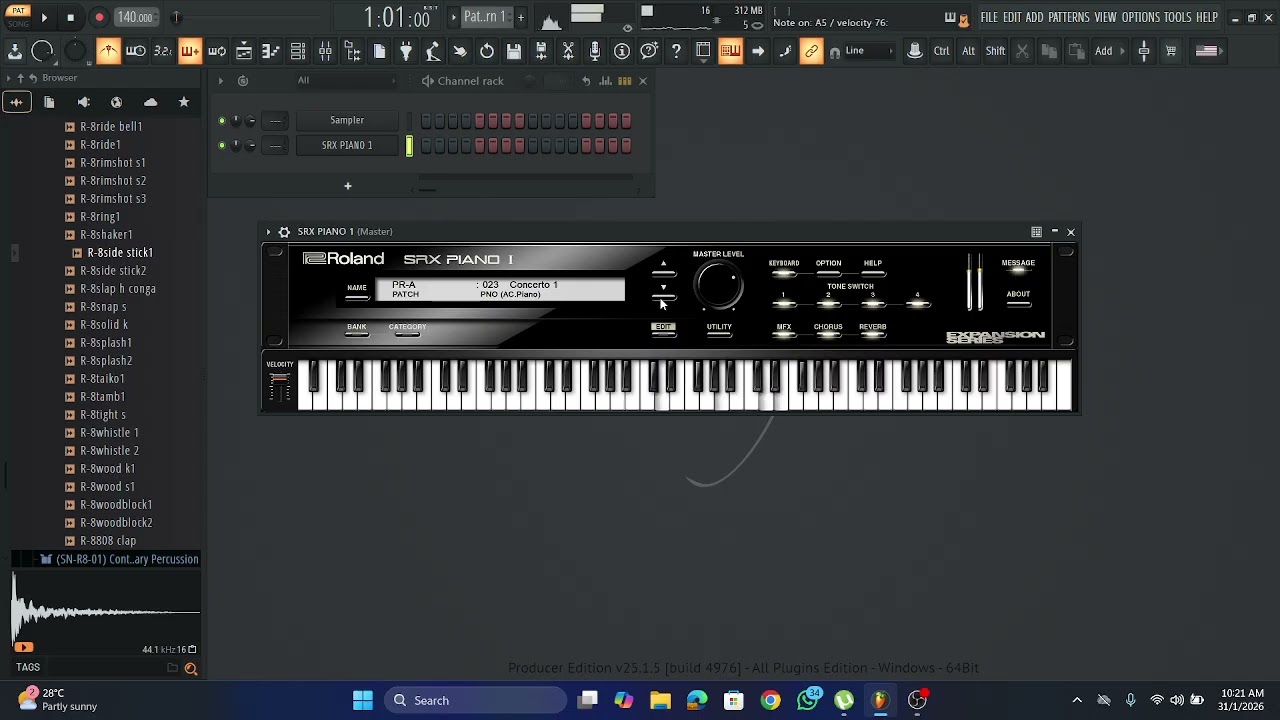 Roland SRX Piano 1 - ALL PIANO