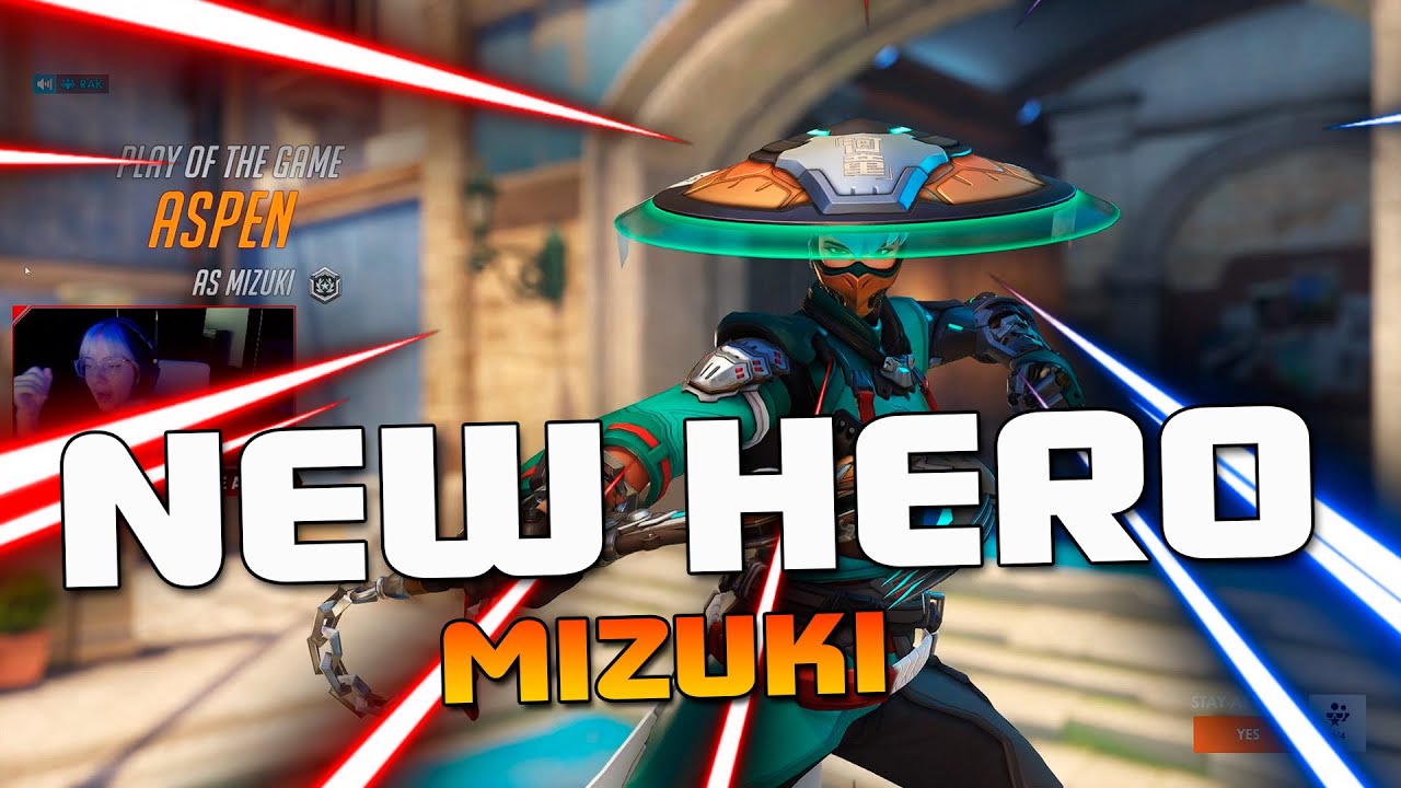 Test New Support Hero MIZUKI - Aspen POTG MIZUKI Overwatch 2 Gameplay
