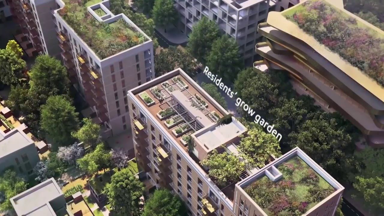 Elephant Park – South Gardens promo (aka Heygate estate)