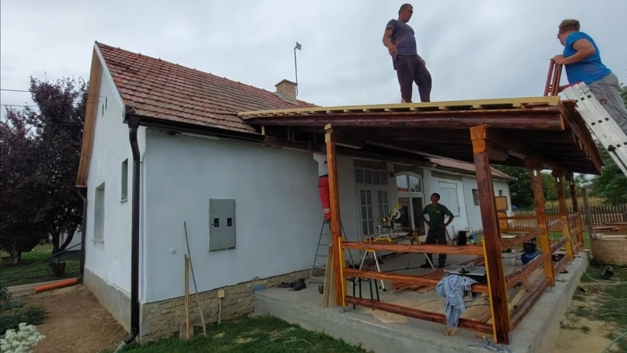 Izgradnja terase od stare svapske gradje