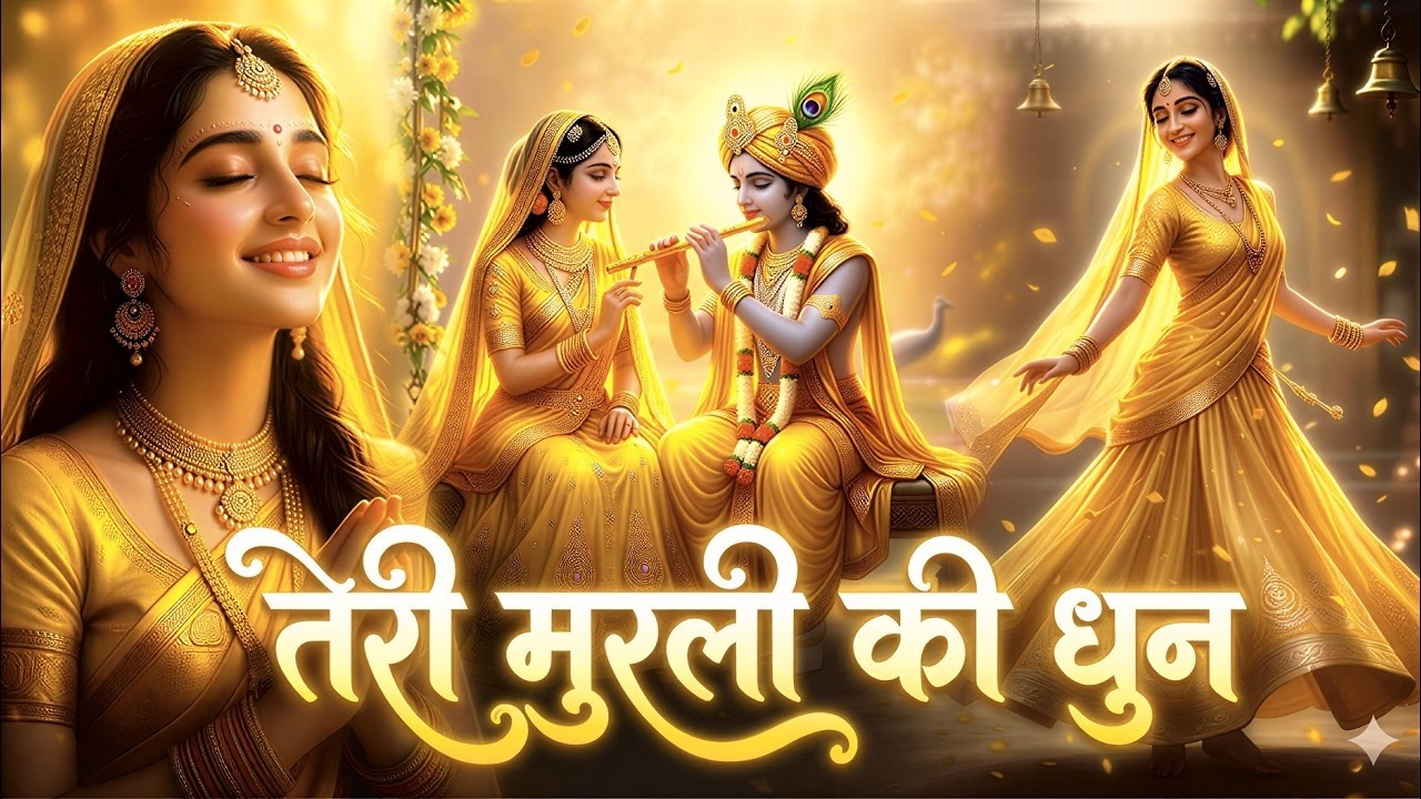 तेरी मुरली की धुन सुनने मैं बरसाने से आयी |Teri Murli Ki Dhun| Most Popular Radha Krishna #bhajan
