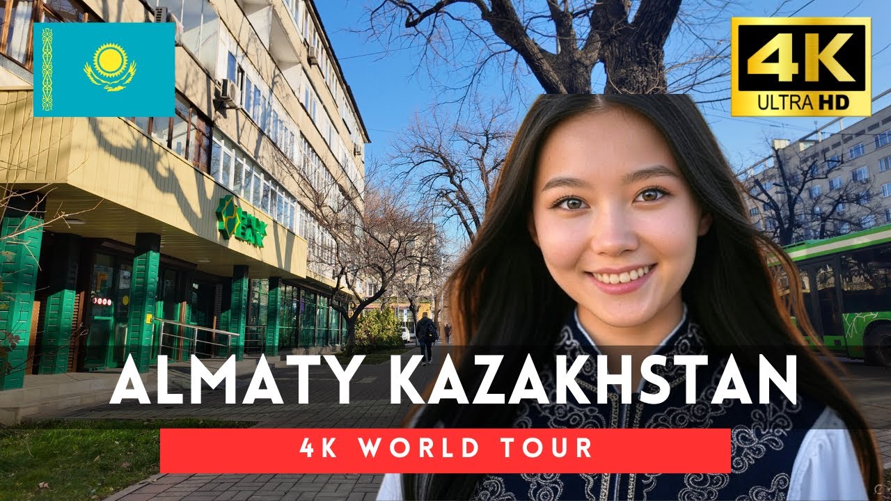 🇰🇿Kazakhstan 4k walk - Almaty 4K Downtown Walking Tour｜Nov 2024