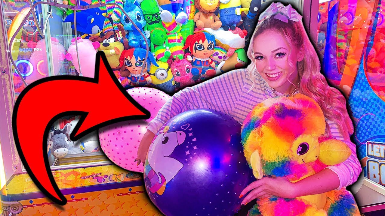 BIGGEST CLAW MACHINE WINS EVER! Tons of HUGE prizes!