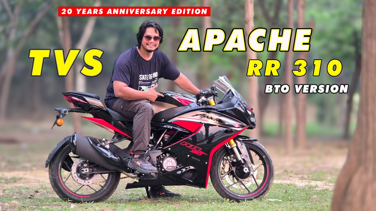 🔥 2025 TVS Apache RR310 BTO 20th Anniversary Edition | Detailed Ride Review & New Features!