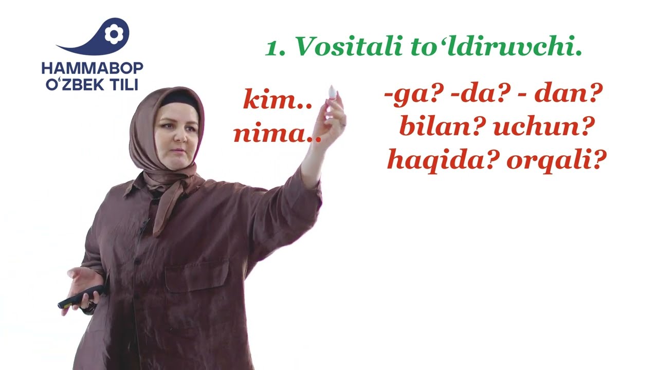 Sintaksis. To'ldiruvchining turlari