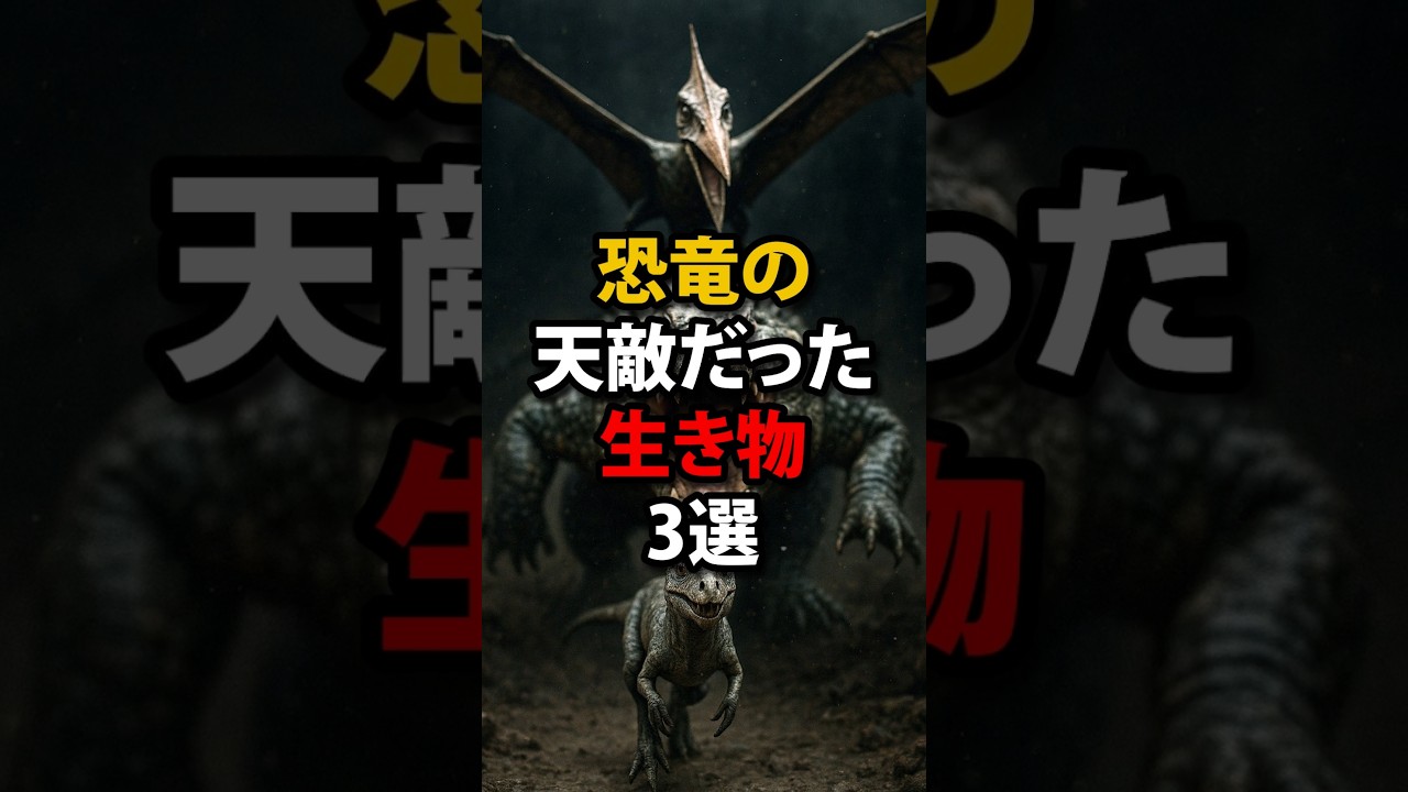 ㊗️30万再生🎉【襲来】恐竜をも恐れさせた&hellip;禁断の捕食者たち！恐竜の天敵だった生き物3選【都市伝説】#都市伝説 #恐竜 #デイノスクス #レペノマムス #ハツェゴプテリクス #ジュラシックワールド