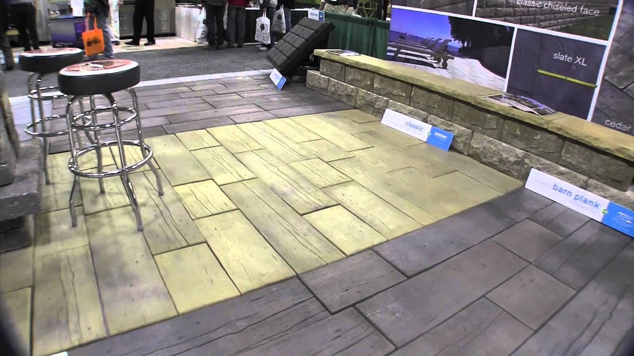 Rochester Concrete Products Barn Planks for decks and patios: By John Young of the Weekend Handyman