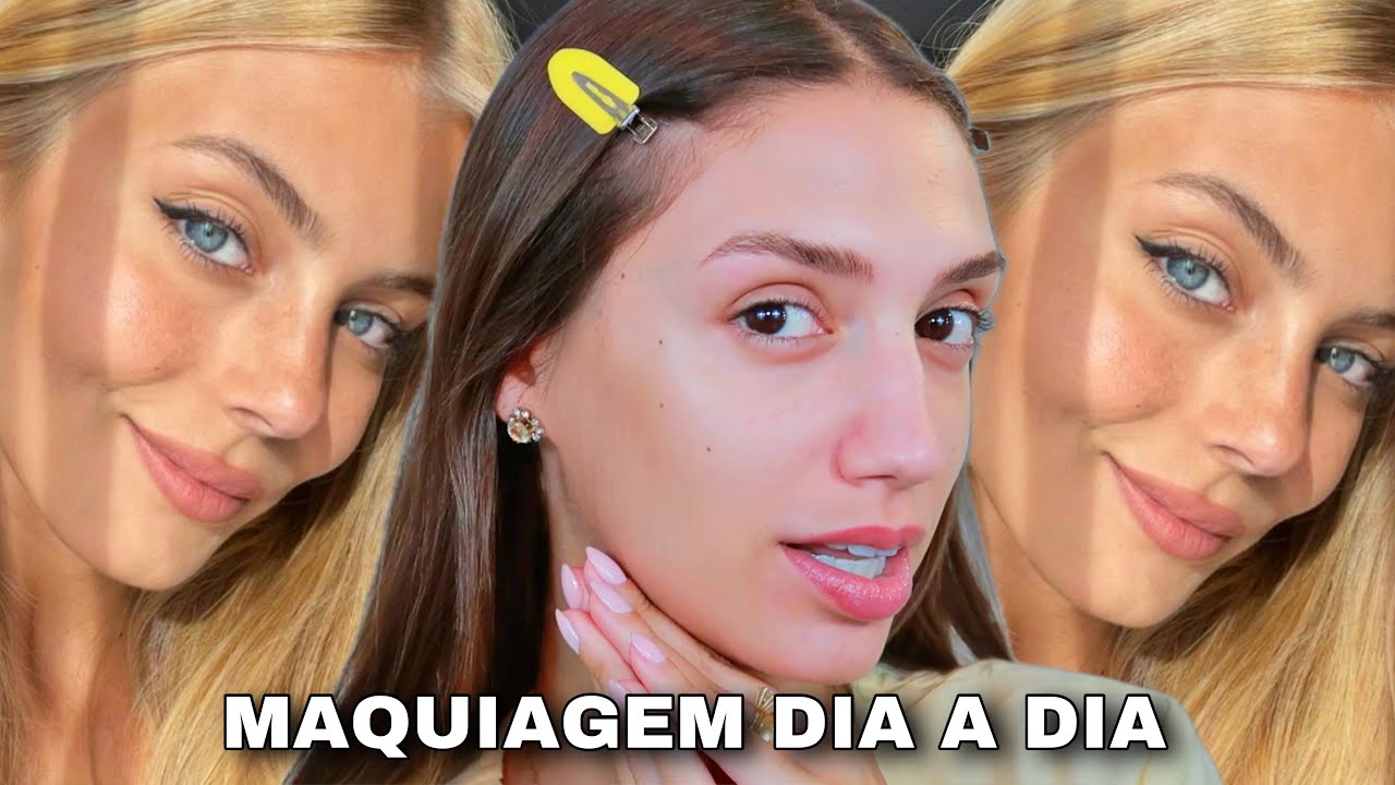 COMO FAZER UMA MAKE PRO DIA A DIA *PRA QUEM TEM PELE OLEOSA* MAQUIAGEM SIMPLES!