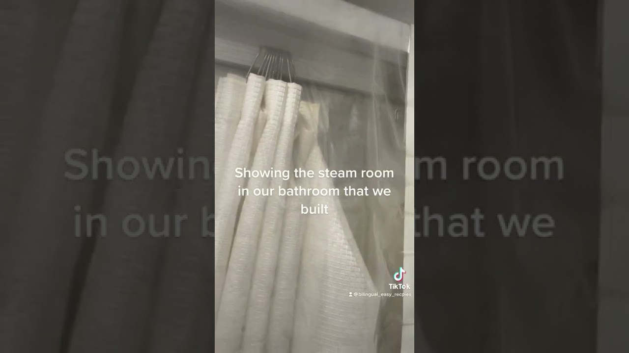 Create a steam room in our bathroom