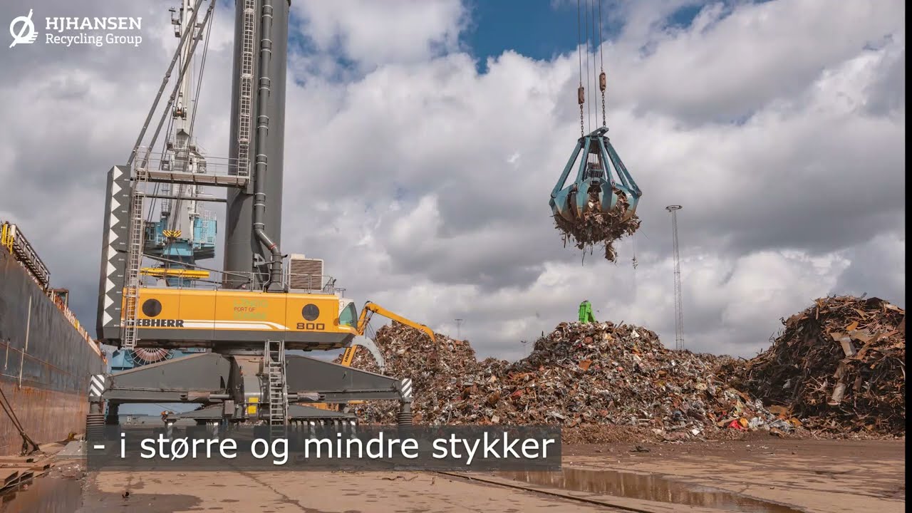 Processen for jern hos HJHansen Recycling