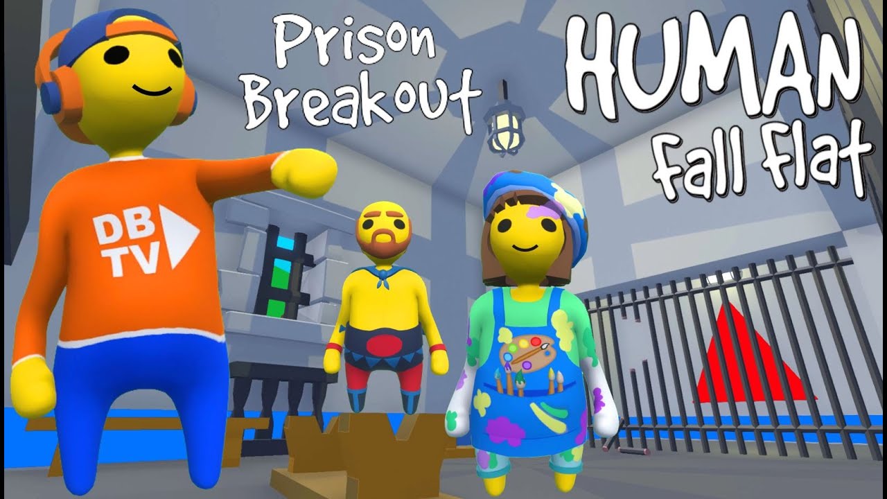 МЫ ЗАВЕРШИЛИ УРОВЕНЬ «ПОБЕГ ИЗ ТЮРЬМЫ» В HUMAN FALL FLAT