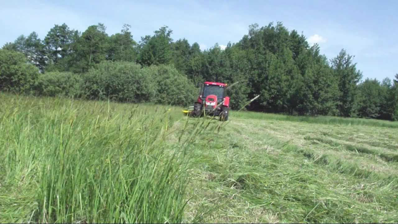 Koszenie Łąk 2012 - Zetor Forterra 135 & John Deere 6630