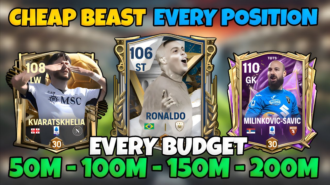 Cheap Beast for Every budget and Position in Fc Mobile