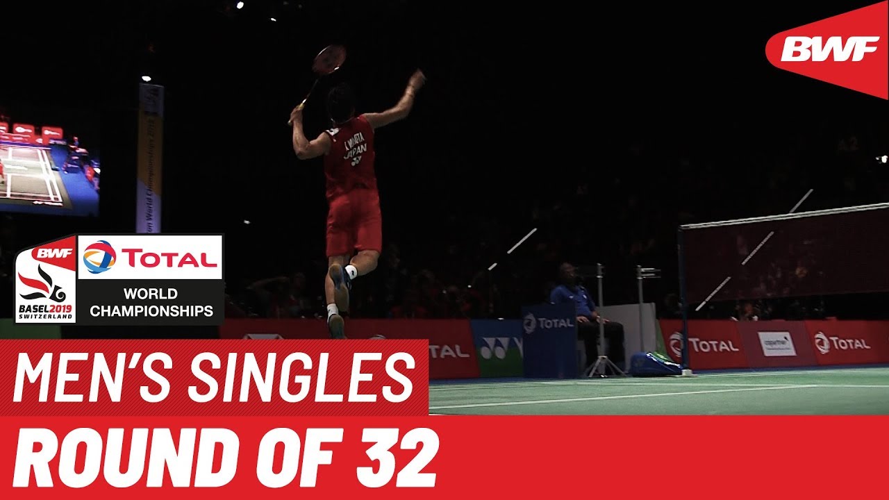 R32 | MS | Kento MOMOTA (JPN) [1] vs. Luis Enrique PEÑALVER (ESP) | BWF 2019