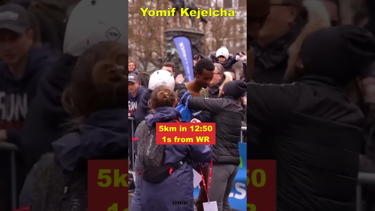 5k Almost World Record Alert - Yomif Kejelcha - 12:50 #shorts #running