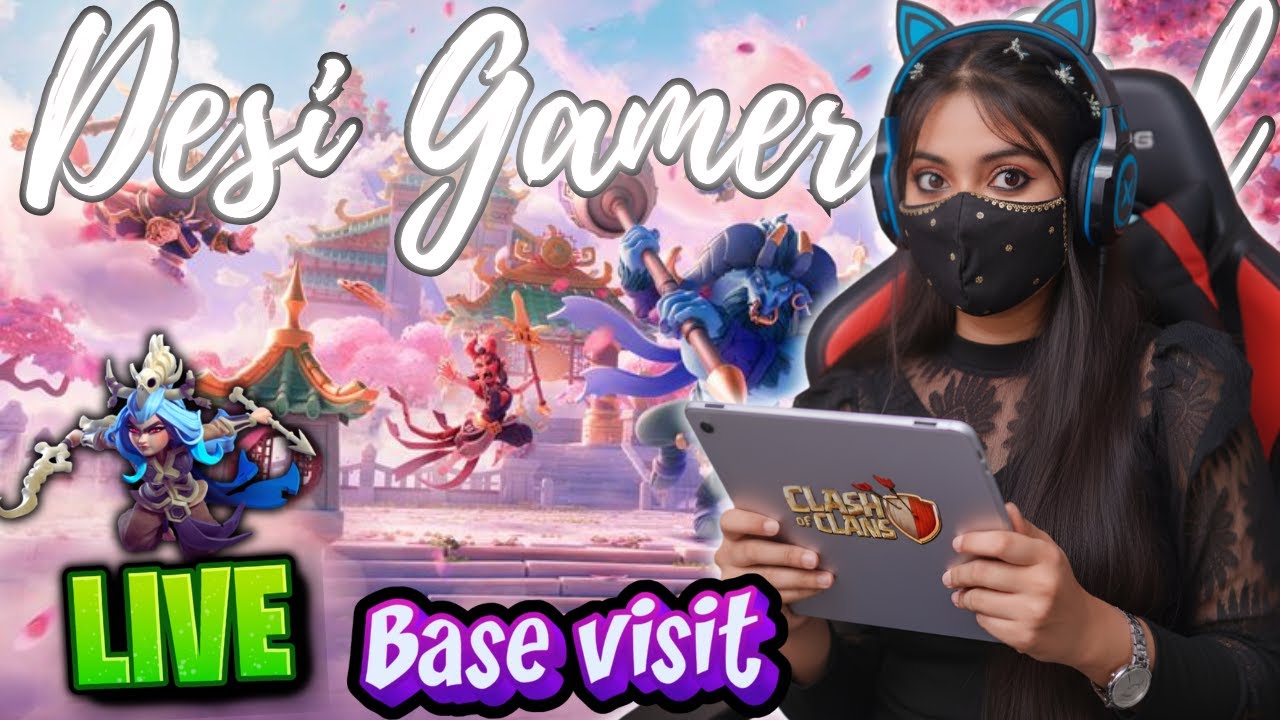 Clash of Clans LIVE – TH18 |War Attacks & Base Visits | Road to 15K 🏆 #coc #coclive