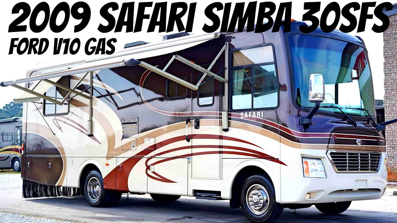 2009 Safari Simba 30SFS A Class Ford V10 Gas Motorhome from Porter's RV Sales - $56,900