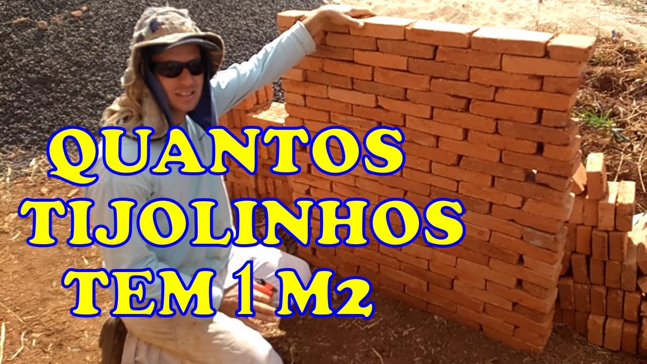 QUANTOS TIJOLINHOS TEM 1 METRO QUADRADO