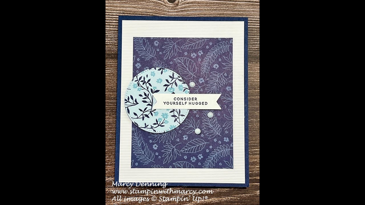 Дизайнерская бумага True Blue Florals 12