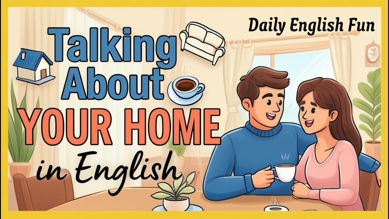 English Conversation About Your Home 🏠🛋️ | Simple English Podcast for Beginners