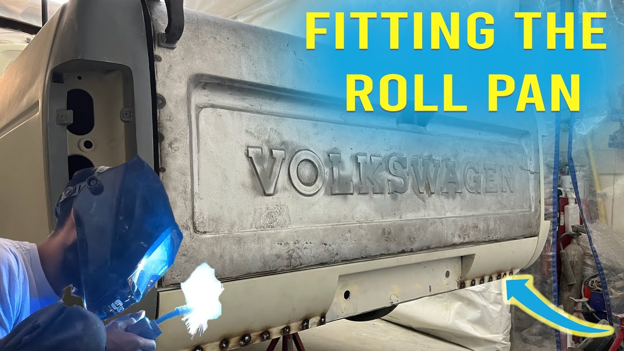 Fitting The Rear Rollpan To The Caddy - Episode 11 - 1987 Volkswagen Caddy MK1 Restoration Project